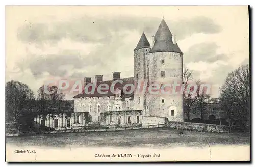 Cartes postales Chateau De Blain Facade Sud