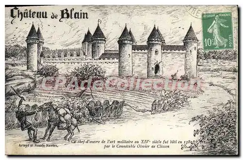 Cartes postales Chateau De Blain 1380