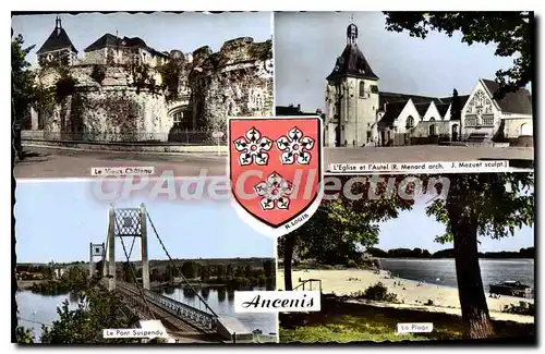 Cartes postales Ancenis Souvenir Blason