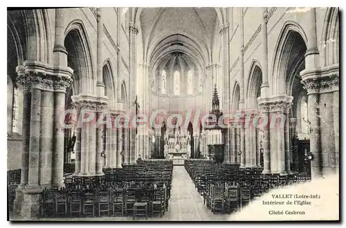Cartes postales Vallet Interieur De I'Eglise