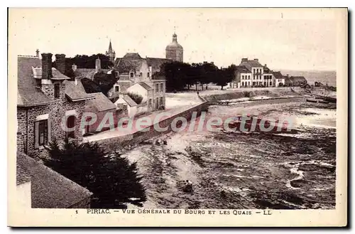 Ansichtskarte AK Piriac Vue Generale Du Bourg Et Les Quais