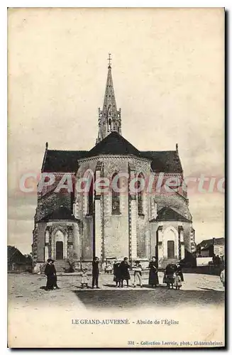 Ansichtskarte AK Le Grand Auverne Abside De I'Eglise