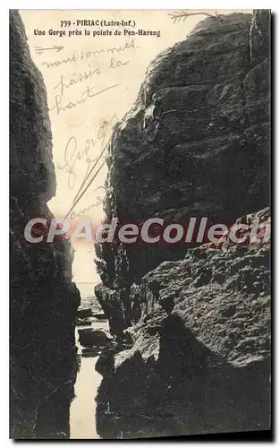 Cartes postales Piriac Une Gorge Pres la Pointe De Pen Hareng