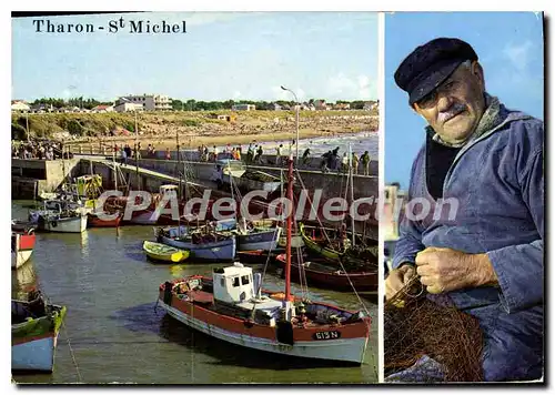Moderne Karte St Michel Chef Chef Le Port De Peche THARON-PLAGE