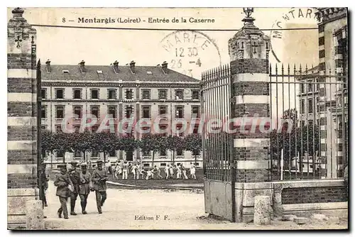 Cartes postales Montargis Entree De La Caserne