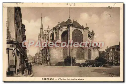 Ansichtskarte AK Montargis L'Eglise Sainte Madeleine