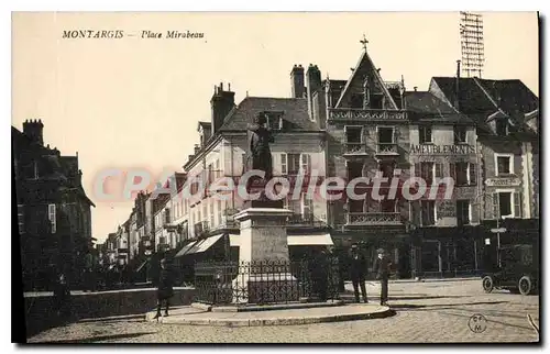 Cartes postales Montargis Place Mirabeau