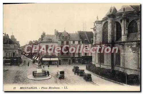 Cartes postales Montargis Place Mirabeau