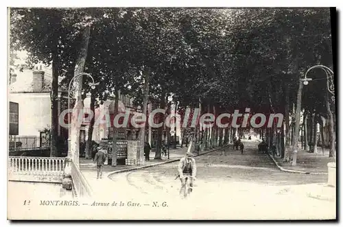 Cartes postales Montargis Avenue De La Gare