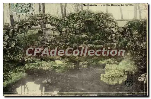 Cartes postales Montargis Jardin Durzy La Grotte