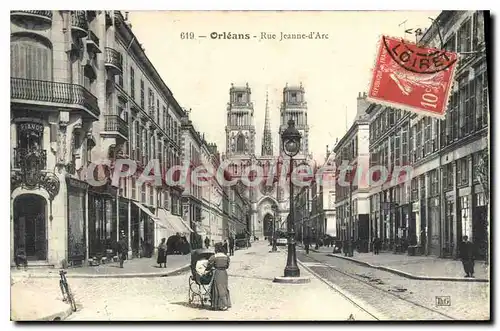 Cartes postales Orleans Rue Jeanne D'Arc