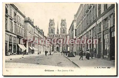 Cartes postales Orleans Rue Jeanne D'Arc