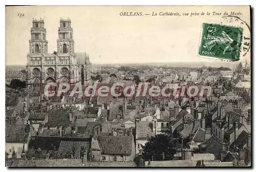 Cartes postales Orleans La Cathedrale Vue Prise De La Tour Du Musee