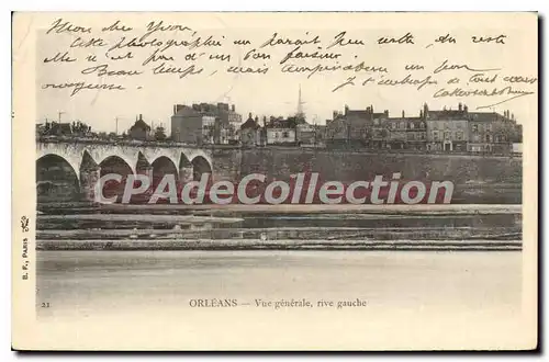 Cartes postales Orleans Vue Generale Rive Gauche