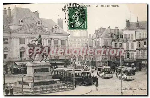 Cartes postales Orleans La Place Du Martroi