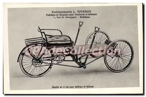 Cartes postales Orleans �tablissements Tournois Fabrique De Tricycles