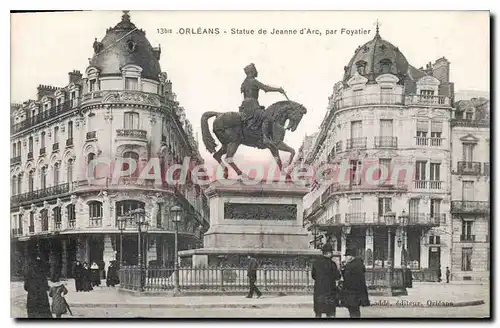 Cartes postales Orleans Statue De Jeanne D'Arc Par Foyatier