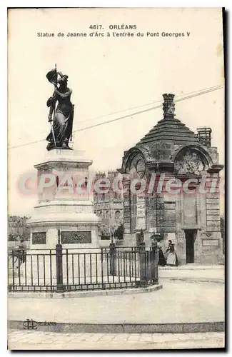Cartes postales Orleans Statue De Jeanne D'Arc A I'Entree