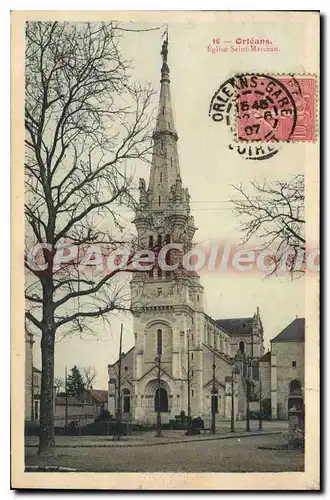 Cartes postales Orleans Eglise Saint Marceau