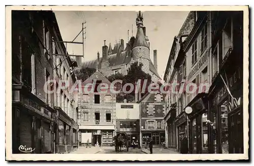 Cartes postales Gien Rue Du Pont Et Tourelles Du Chateau