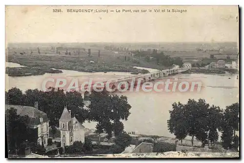 Cartes postales Beaugency Le Pont Vue Sur Val Et la Sologne