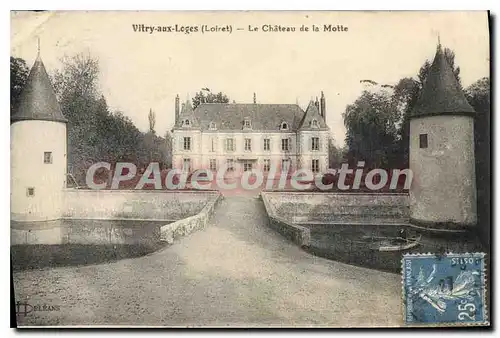 Cartes postales Vitry Aux Loges Le Chateau De La Motte