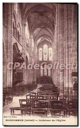 Cartes postales Boiscommun Interieur De I'Eglise