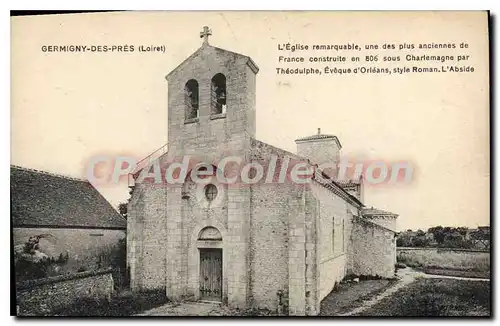Cartes postales Germigny Des Pres L'Eglise Remarquable en 806