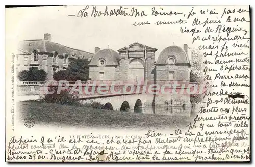 Ansichtskarte AK La Ferte St Aubin Porte Du Chateau