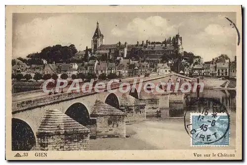 Cartes postales Gien Vue Sur Le Chateau