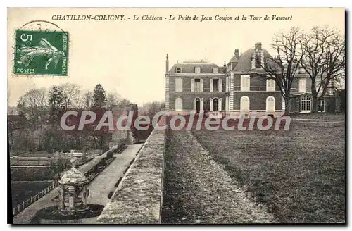 Cartes postales Chatillon Coligny Le Chateau Le Puits De Jean Goujon Et La Tour De Vauvert