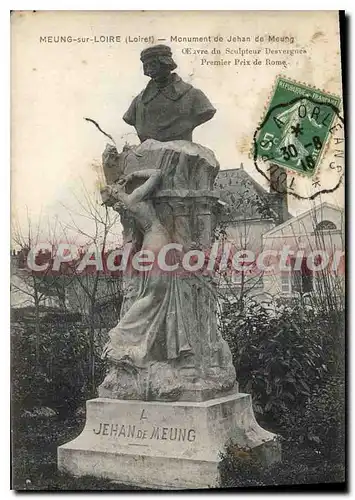 Cartes postales Meung Sur Loire Monument De Jehan De Meung