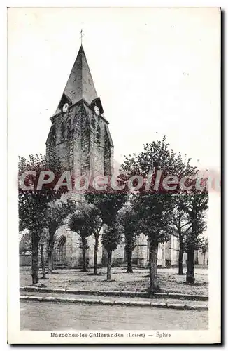 Cartes postales Bazoches Les Gallerandes Eglise