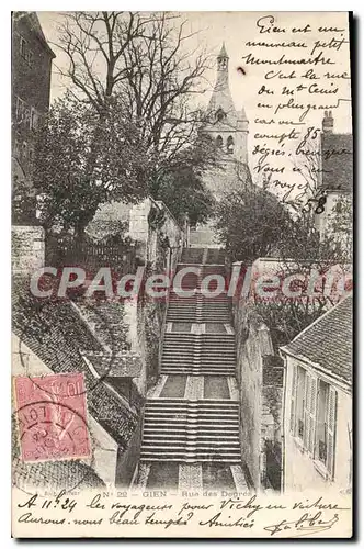 Cartes postales Gien Rue Des Degres