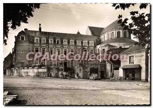 Moderne Karte Beaugency L'Abbaye Et I'Hotel Abside Notre Dame