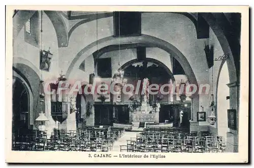 Cartes postales Cajarc L'Interieur De I'Eglise