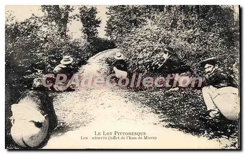 Cartes postales Le Lot Pittoresque Les entrav�s effet de l'eau de Miers