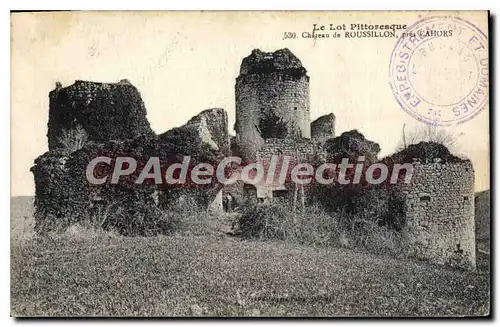 Ansichtskarte AK ch�teau de Roussillon Pres Cahors Le Lot Pittoresque