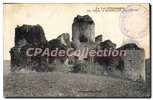 Cartes postales ch�teau de Roussillon Pres Cahors Le Lot Pittoresque