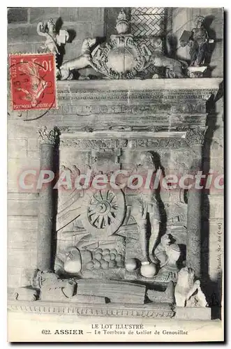 Cartes postales Assier Tombeau De Galiot De Genouillac