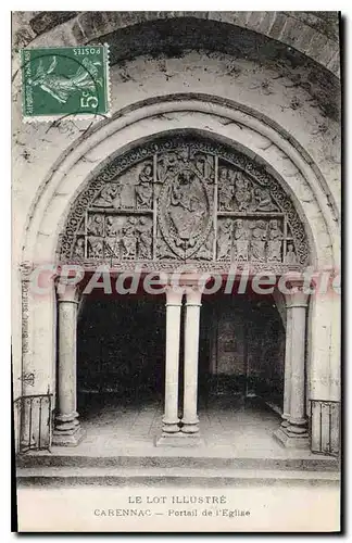 Cartes postales Carennac Portail De I'Eglise