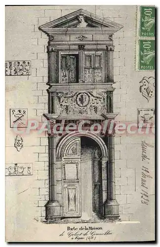 Ansichtskarte AK Porte De la Maison De Galiot De Genouillac � FIGEAC