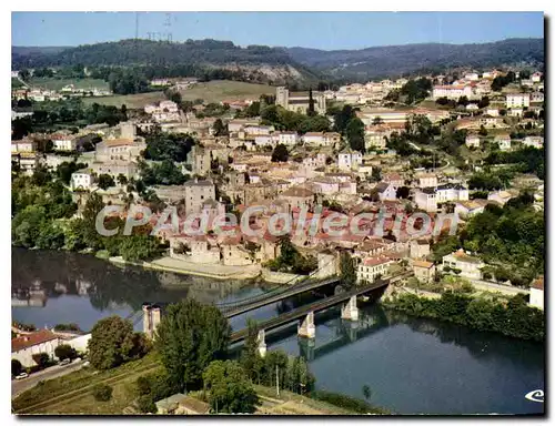 Cartes postales moderne Puy-leveque Vue Generale Aerienne