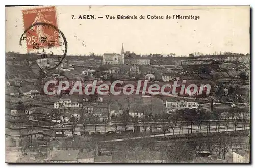 Cartes postales Agen Vue Generale Du Coteau De I'Hermitage