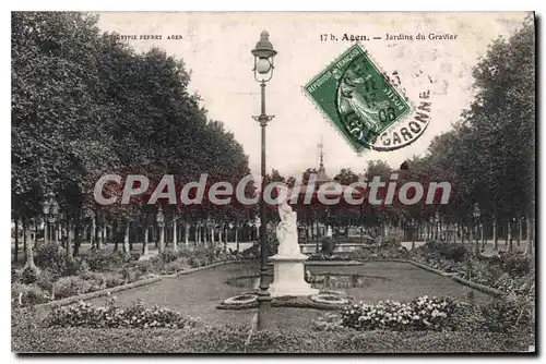 Cartes postales Agen Jardins Du Gravier