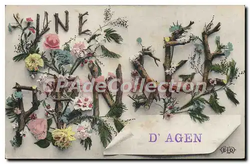 Cartes postales Agen une pens�e