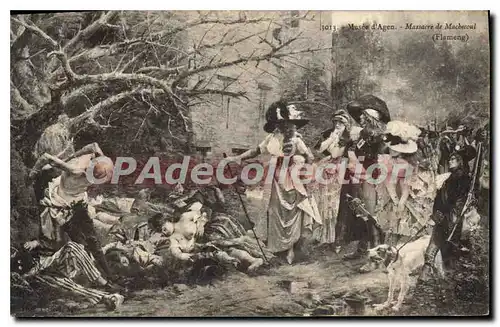 Cartes postales Agen mus�e massacre de machecoul Flameng