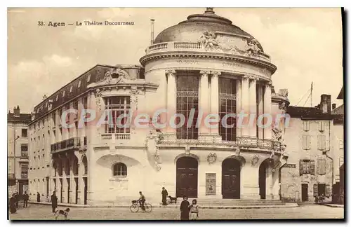 Cartes postales Agen Le Theatre Ducourneau