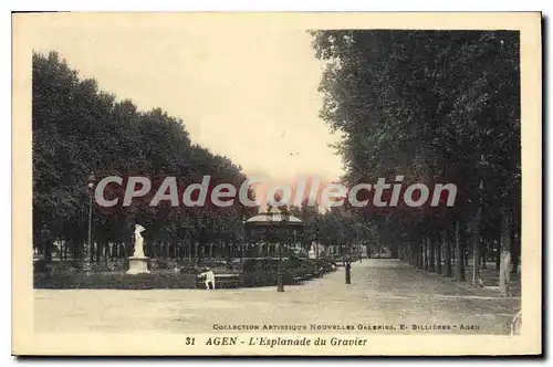 Cartes postales Agen L'Esplanade Du Gravier