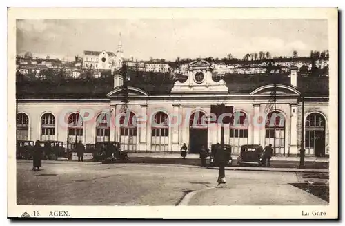 Cartes postales Agen La Gare